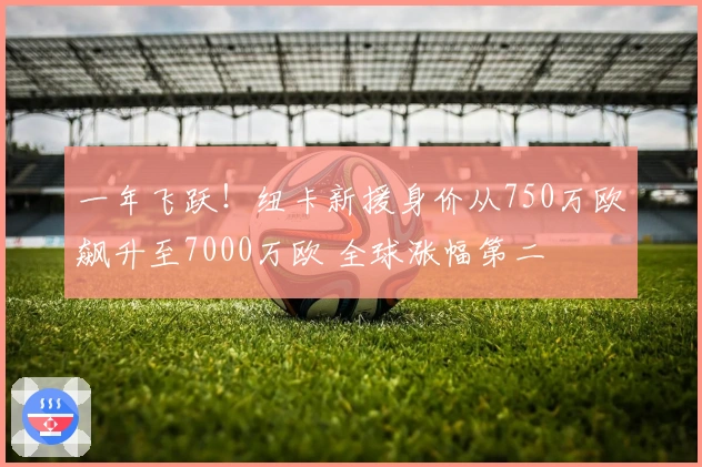一年飞跃!纽卡新援身价从750万欧飙升至7000万欧 全球涨幅第二