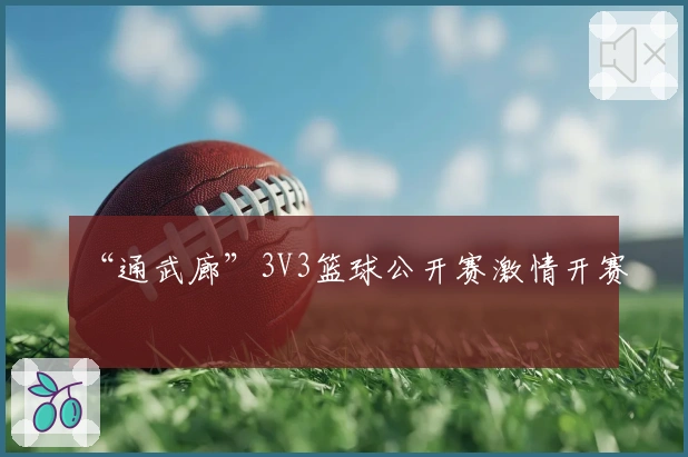 “通武廊”3V3篮球公开赛激情开赛